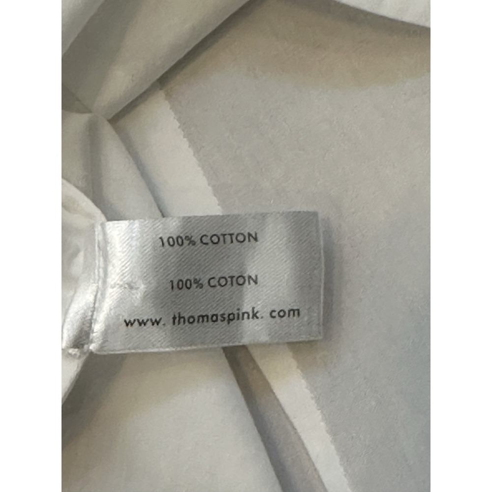 Pink Thomas Pink London Sz: US 2 White Button Down Long Sleeve Shirt - Picture 5 of 7